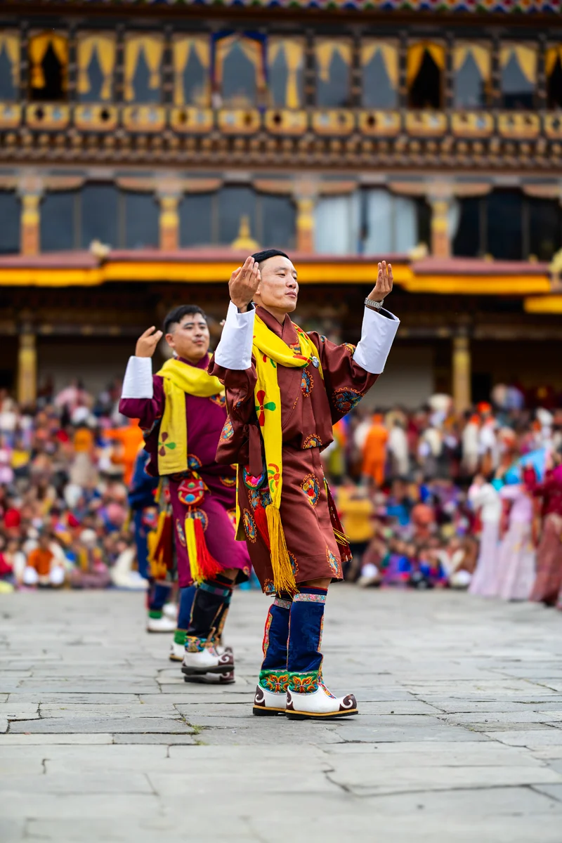 Bhutan festival itinerary - Thimphu Tshechu performance