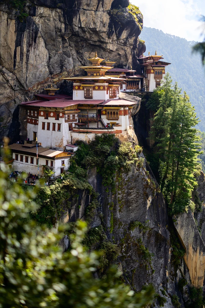Tiger's Nest cliffside monastery in Bhutan