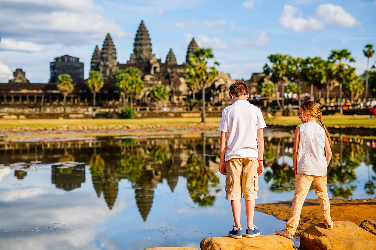 Angkor Wat temple in Siem Reap is a must-visit during the Cambodia itinerary
