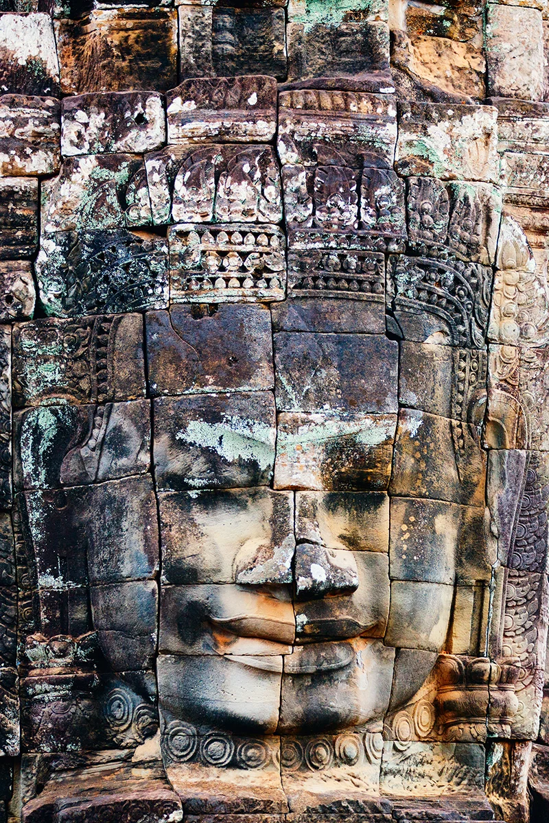 Bayon Temple in Angkor Siem Reap Cambodia