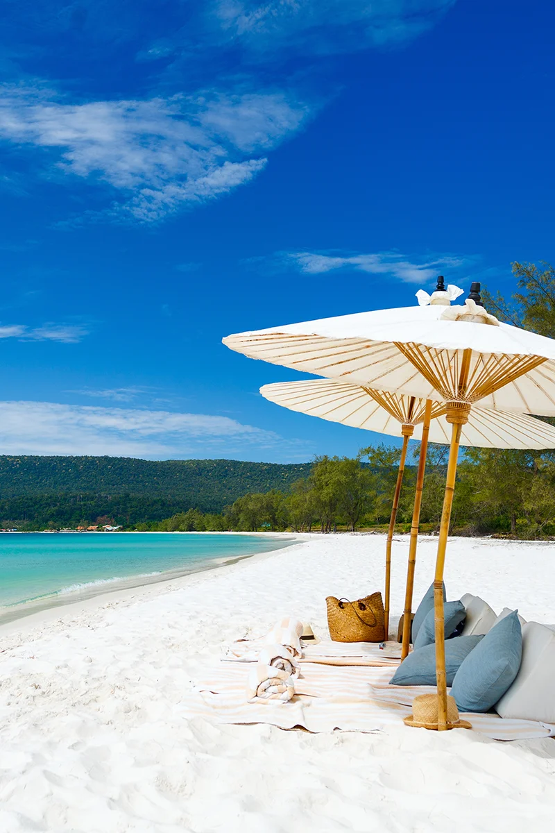 Cambodia itinerary luxury beach picnic Koh Rong Island Cambodia
