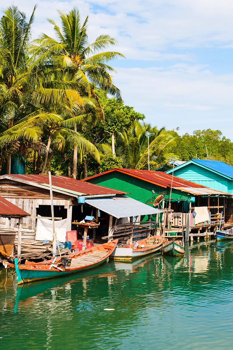 Prek Svay fishing village in Koh Rong Cambodia