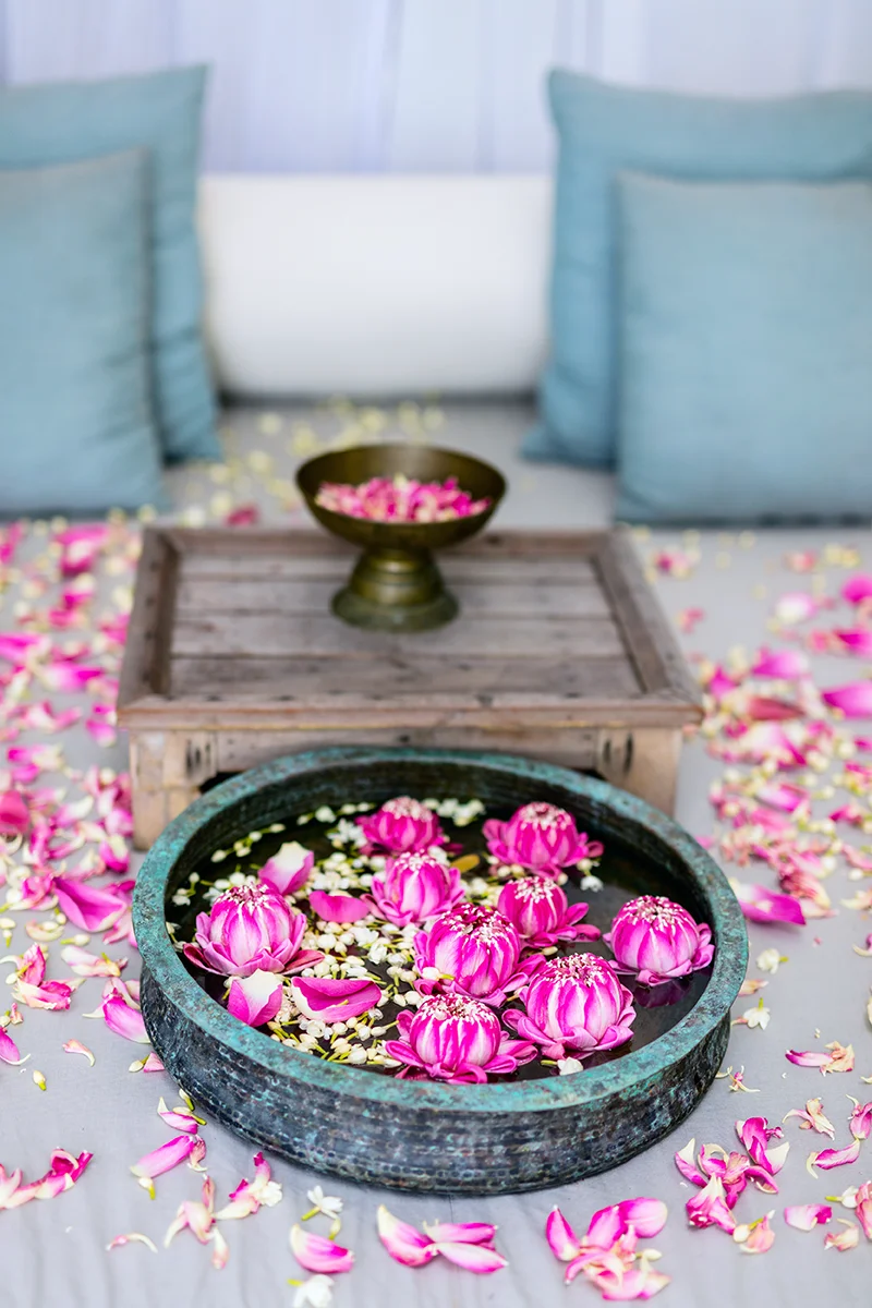 Song Saa Private island flowers decor