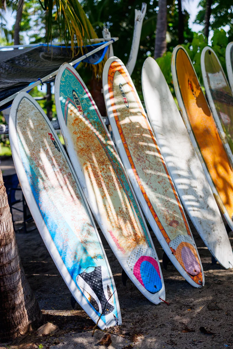 2-week Costa Rica itinerary - Samara beach surfing