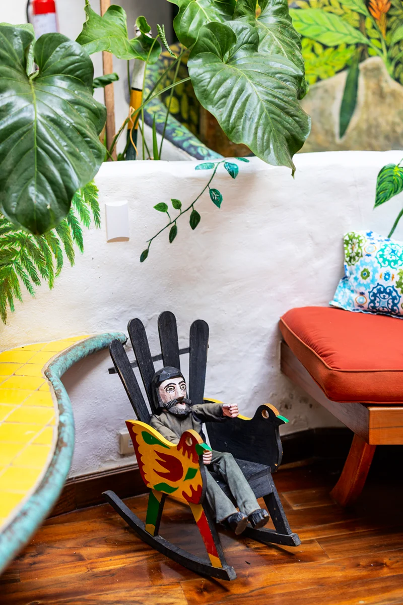 Details at Finca Rosa Blanca hotel in Costa Rica