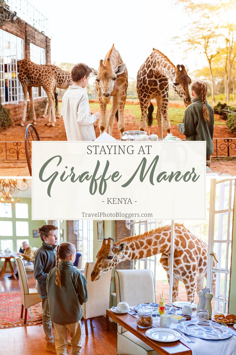 Staying at Giraffe Manor in Kenya