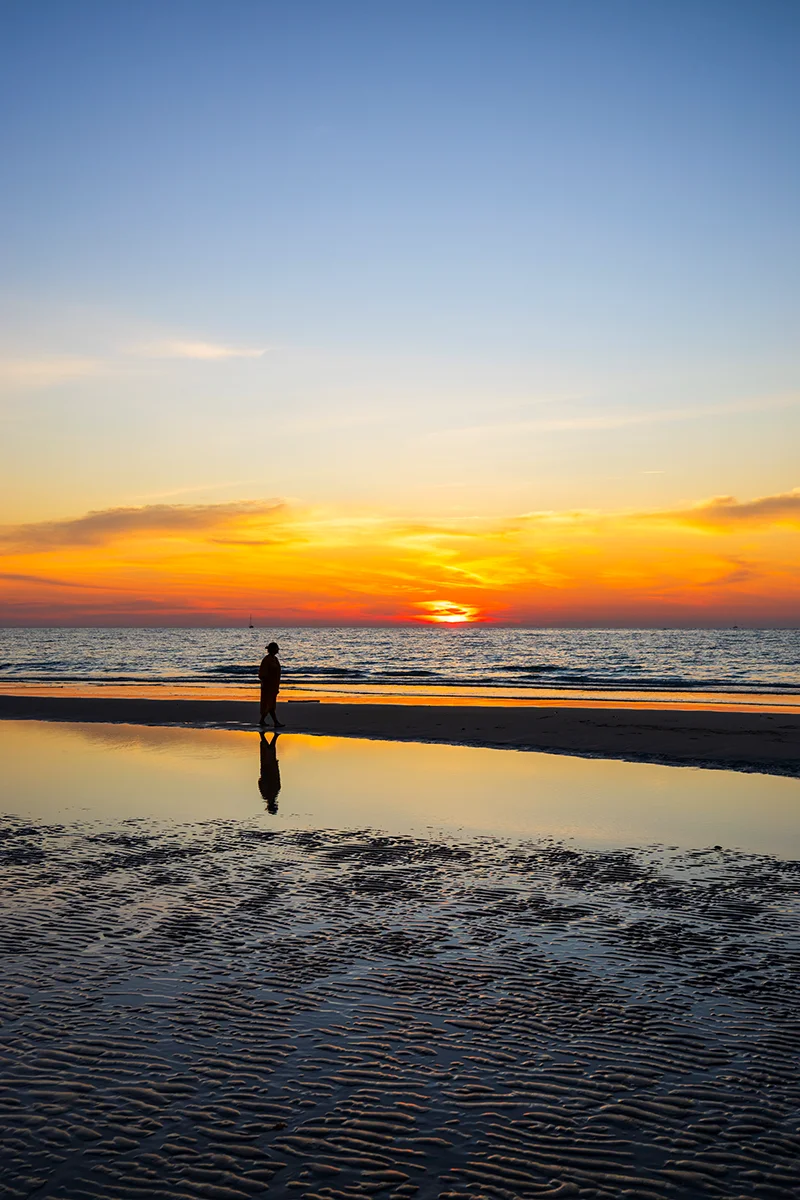 Sunset at Klong Chao Beach on Koh Kood island in Thailand