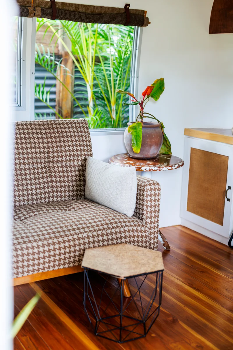 Interior of Avion at La Caravana hotel in Costa Rica