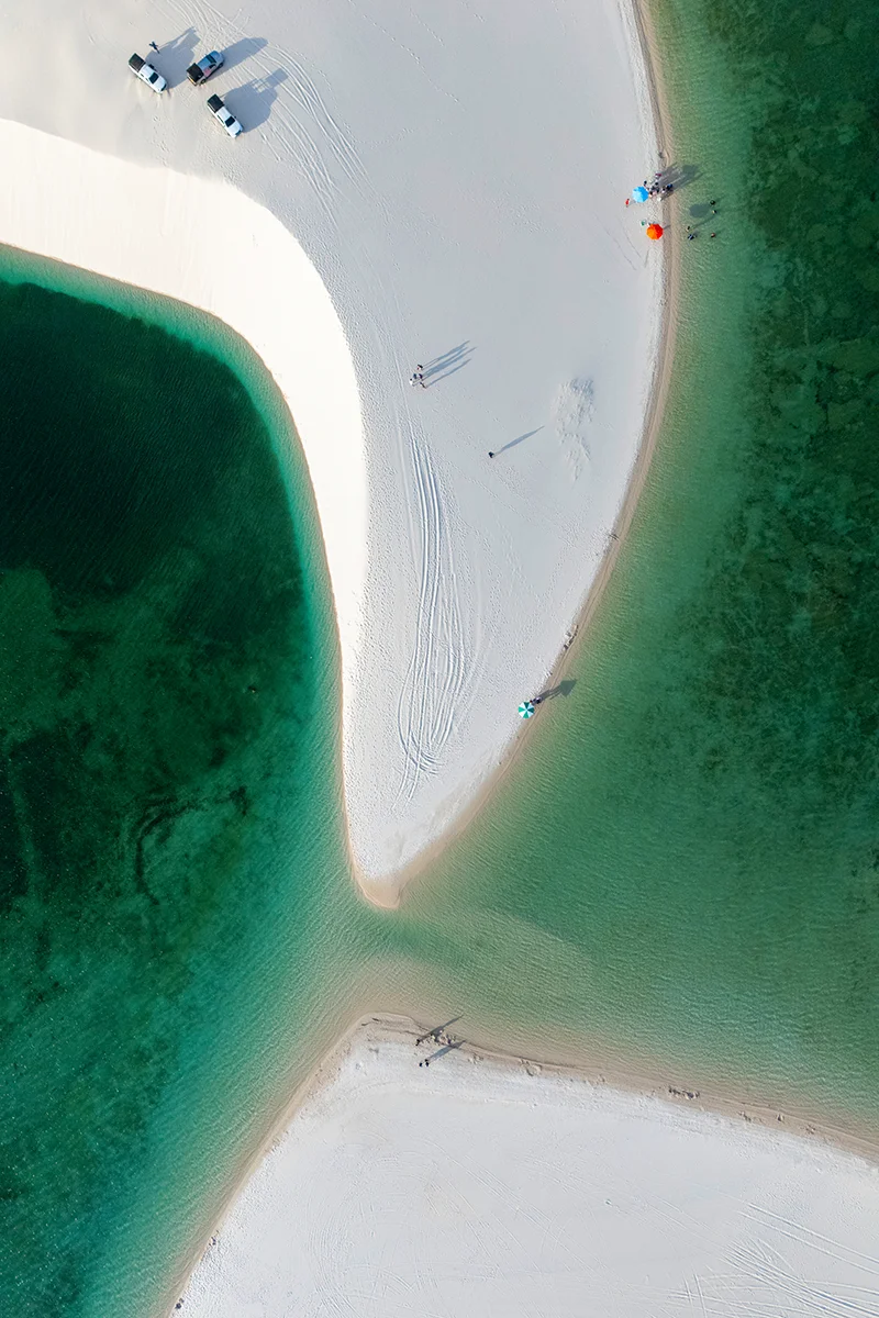 Ponta Verde Circuit near Santo Amaro in Lençóis Maranhenses