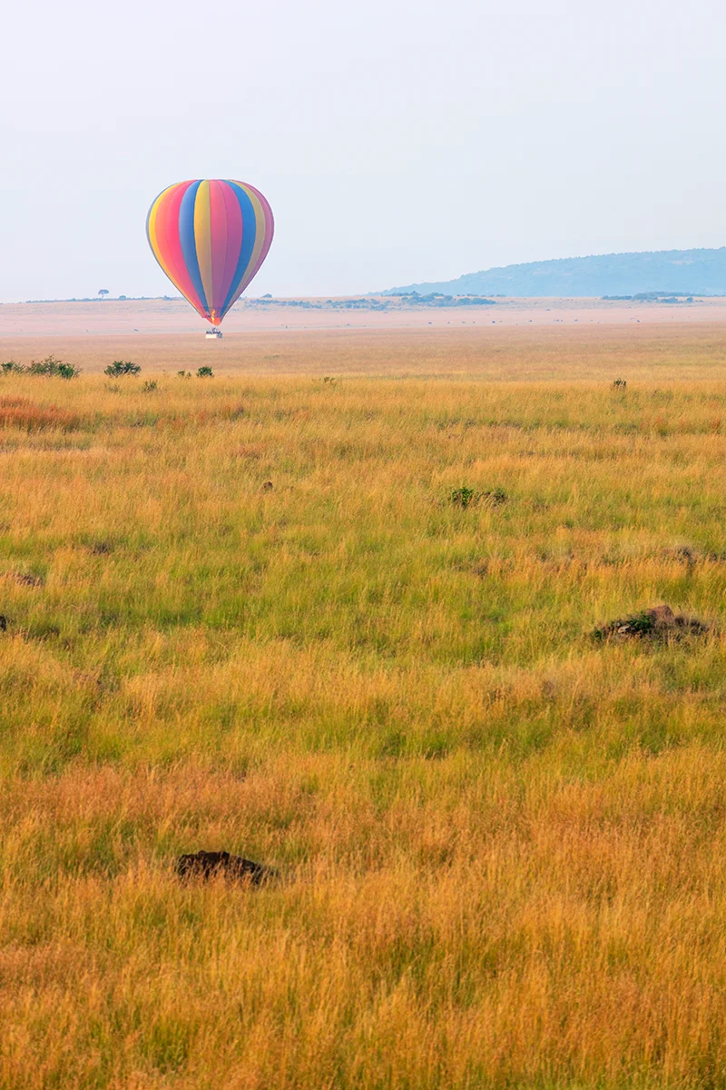 Hot air balloon safari in Masai Mara Kenya