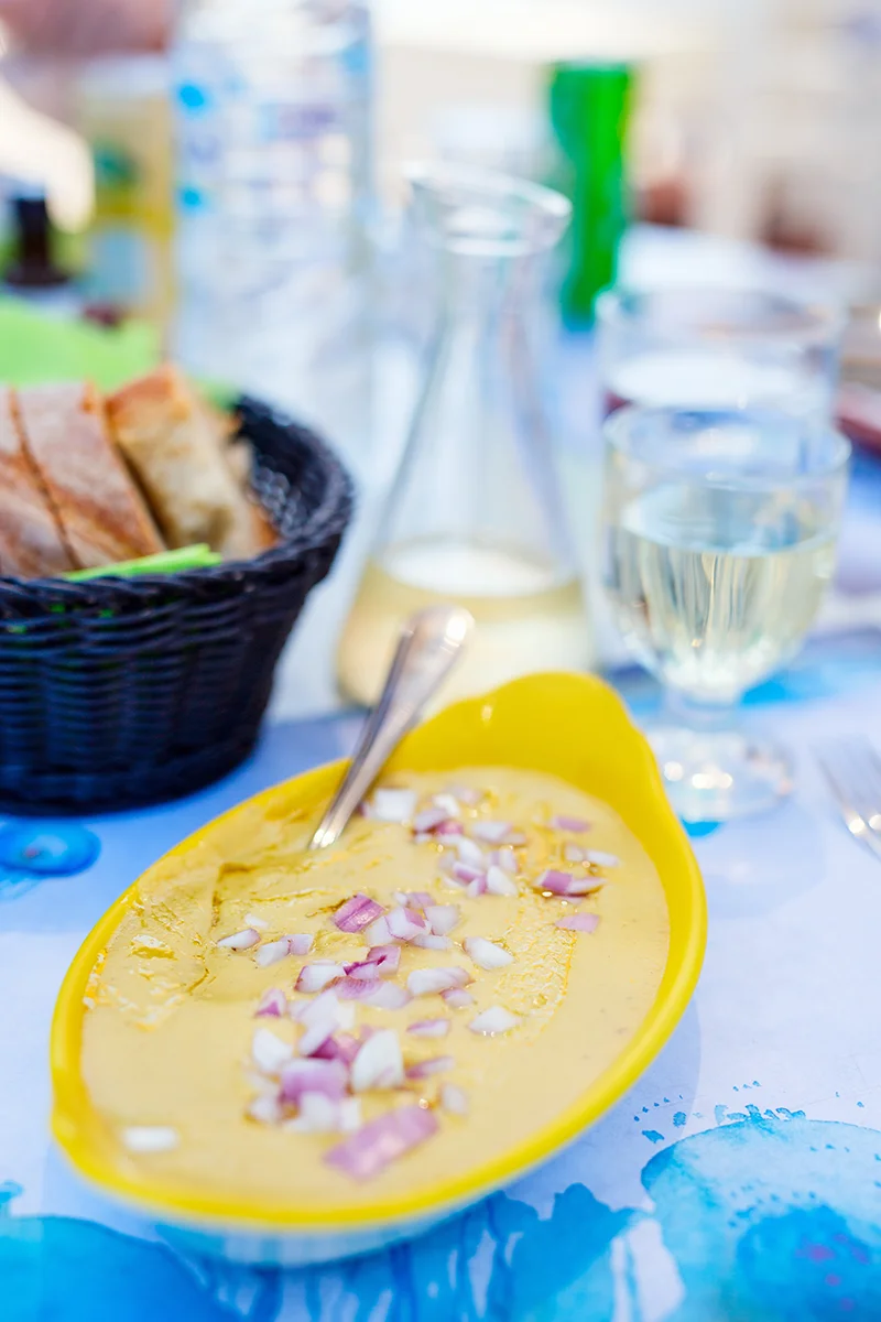 Fava at Medusa restaurant one of the best places to eat in Milos