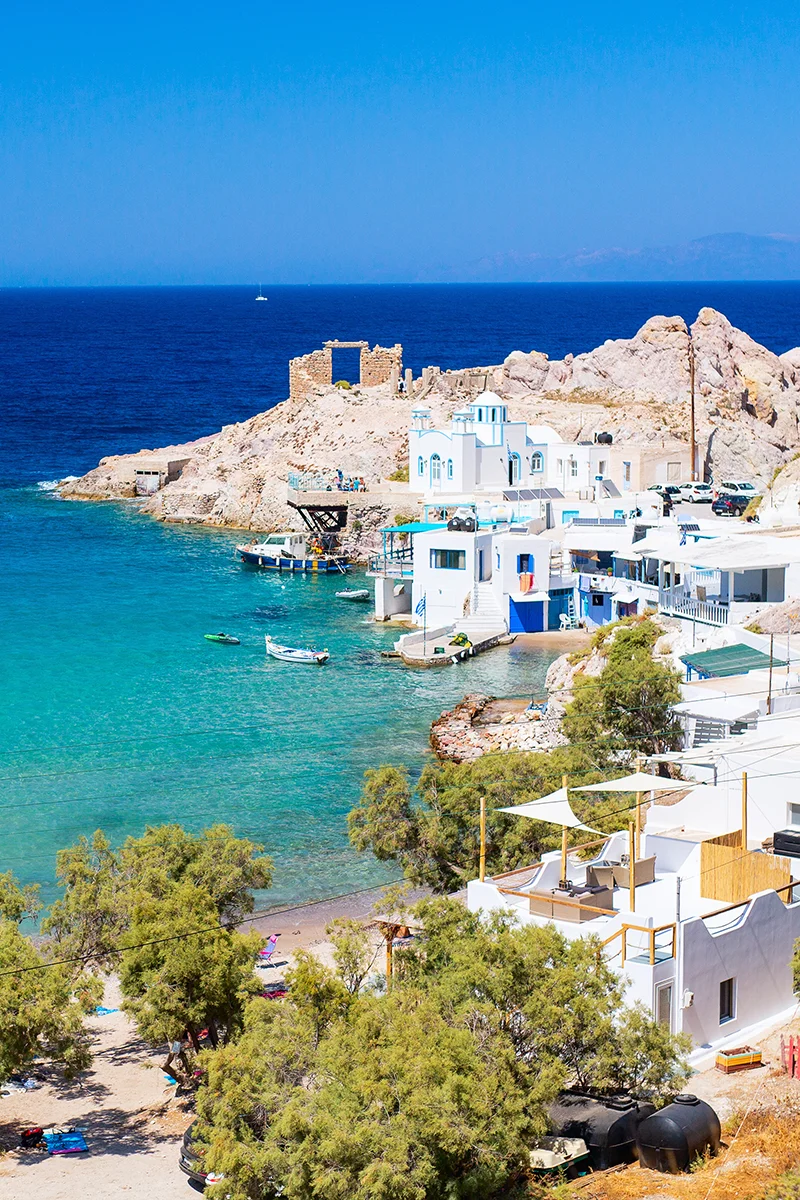 Firopotamos fishing village in Milos