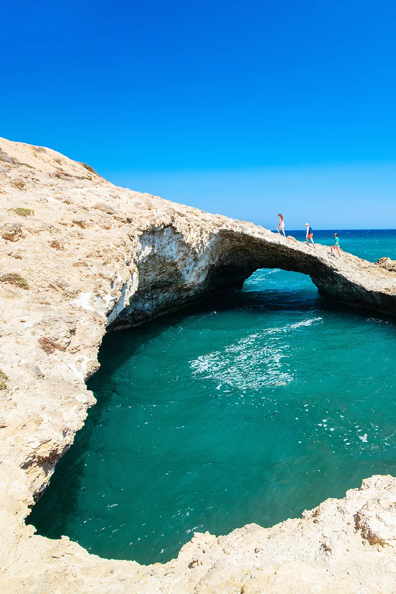 A hidden gem in the Milos itinerary is Kapros