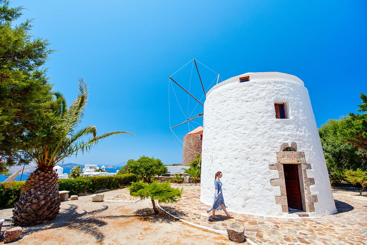 Windmill Karamitsos in Tripiti Milos