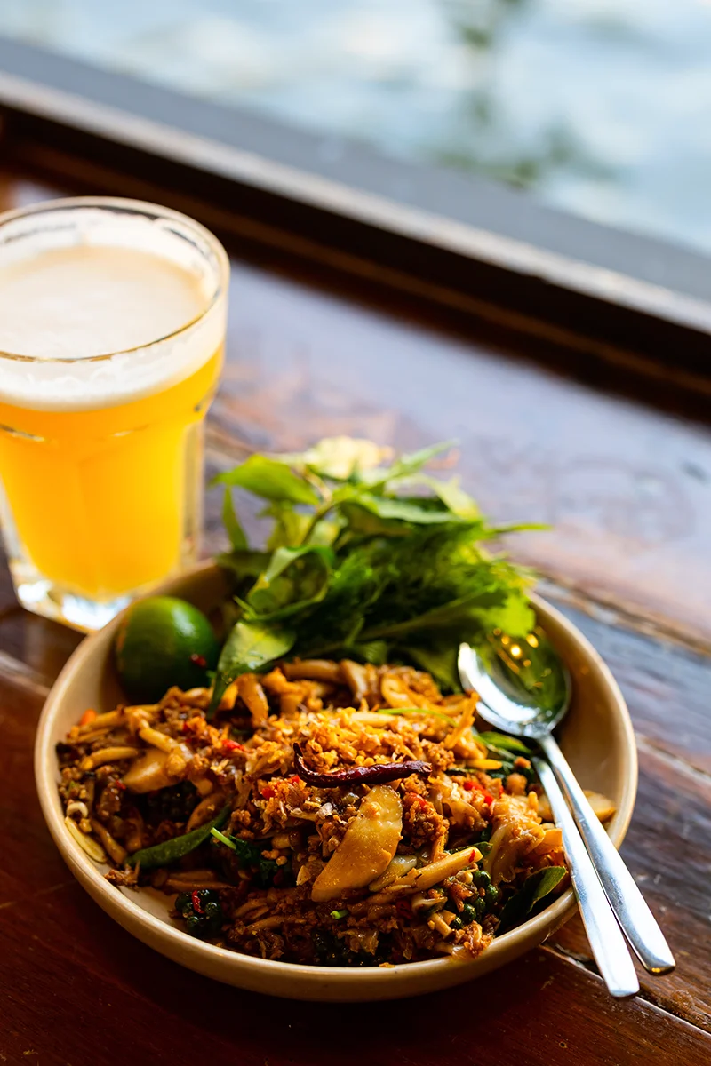 Thai food served at Naam 1608 restaurant in Bangkok