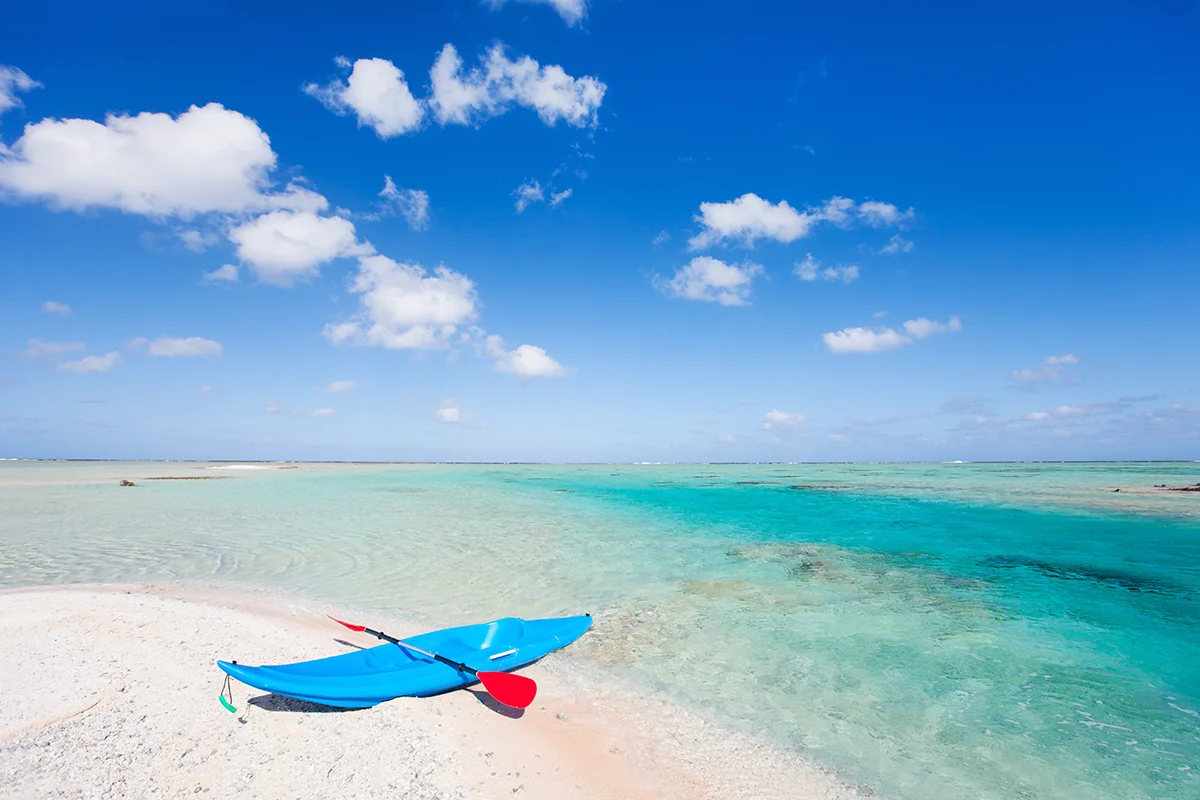 Tikehau atoll in French Polynesia
