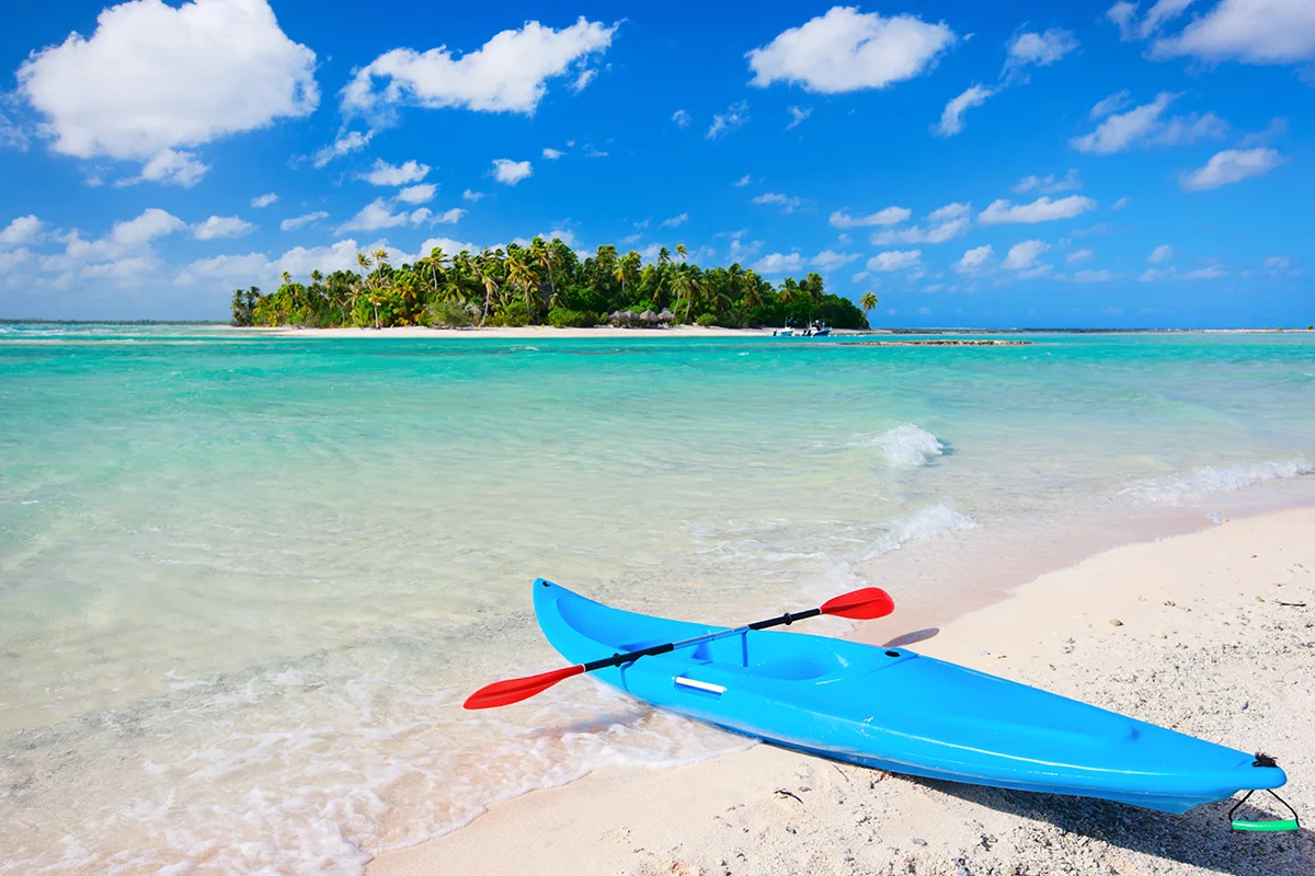 Ninamu Resort motu in French Polynesia
