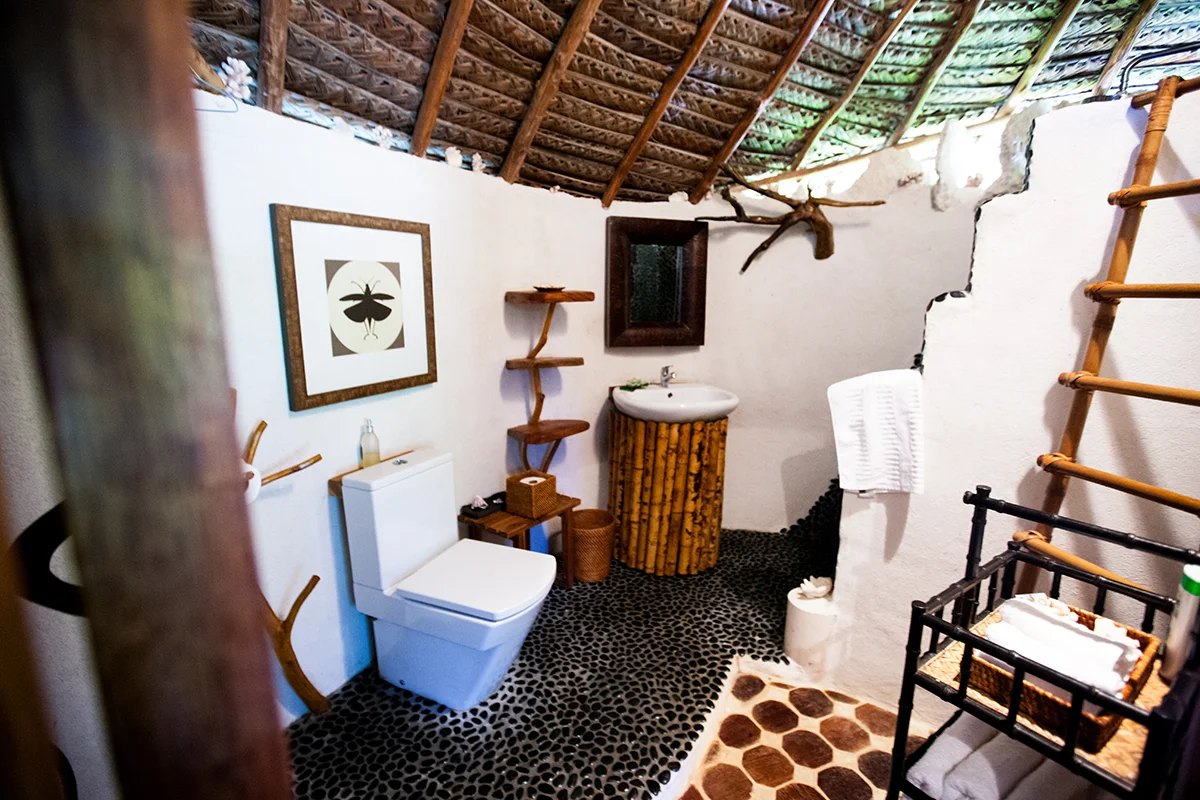 Bathroom at Ninamu resort bungalow