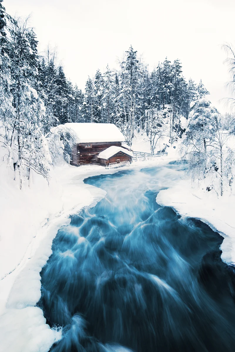 Myllykoski Rapids in Oulanka National Park
