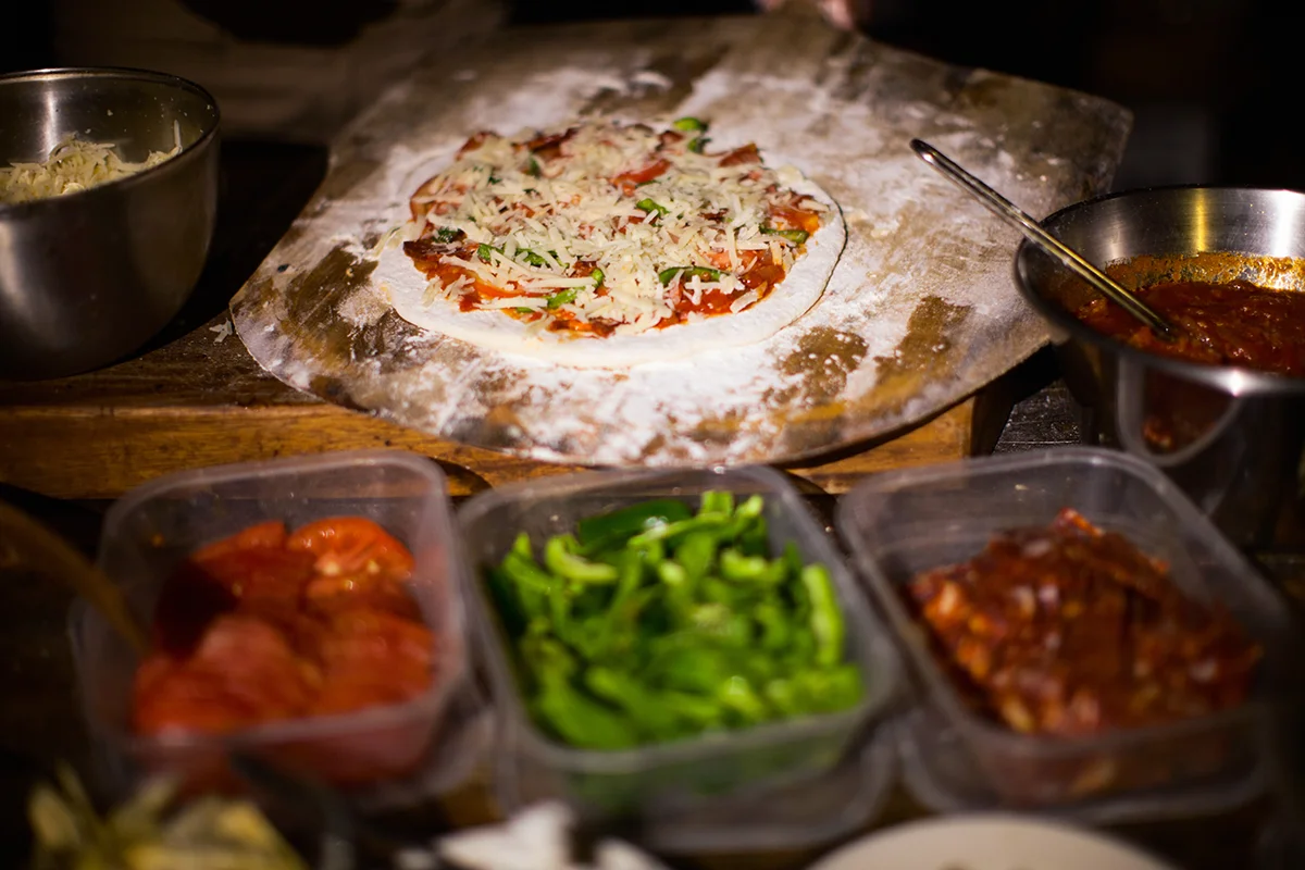 Pizza night dinner