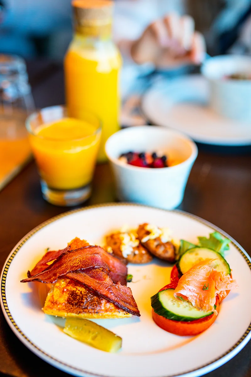 Breakfast at Ruka Peak restaurant