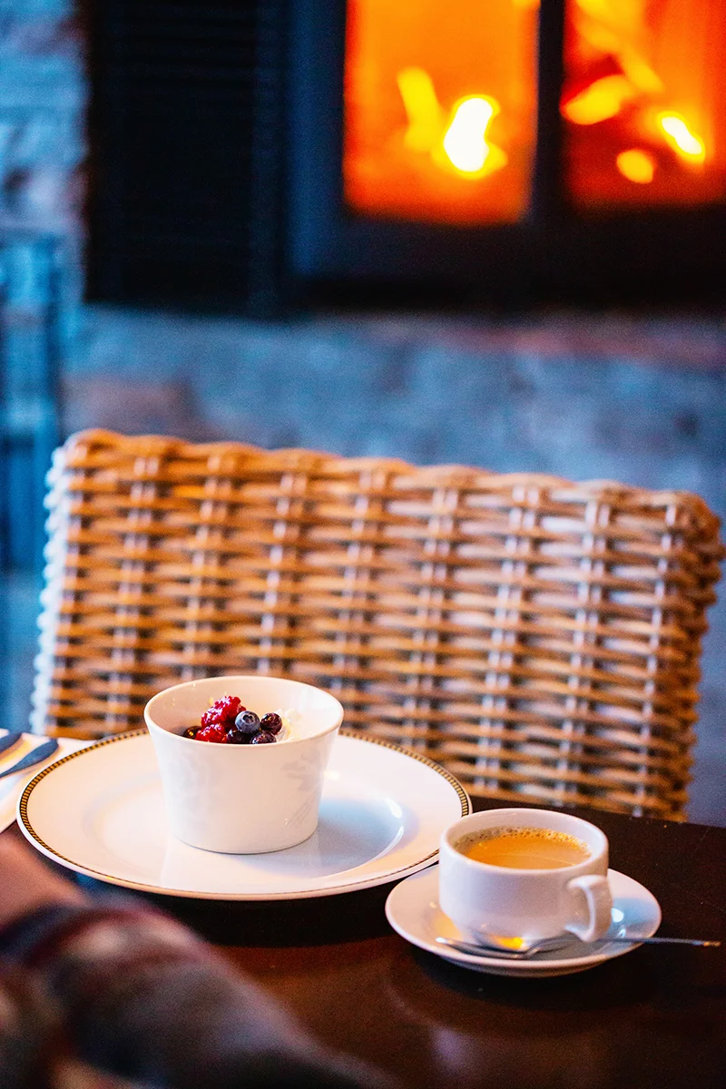 Breakfast at Ruka Peak restaurant