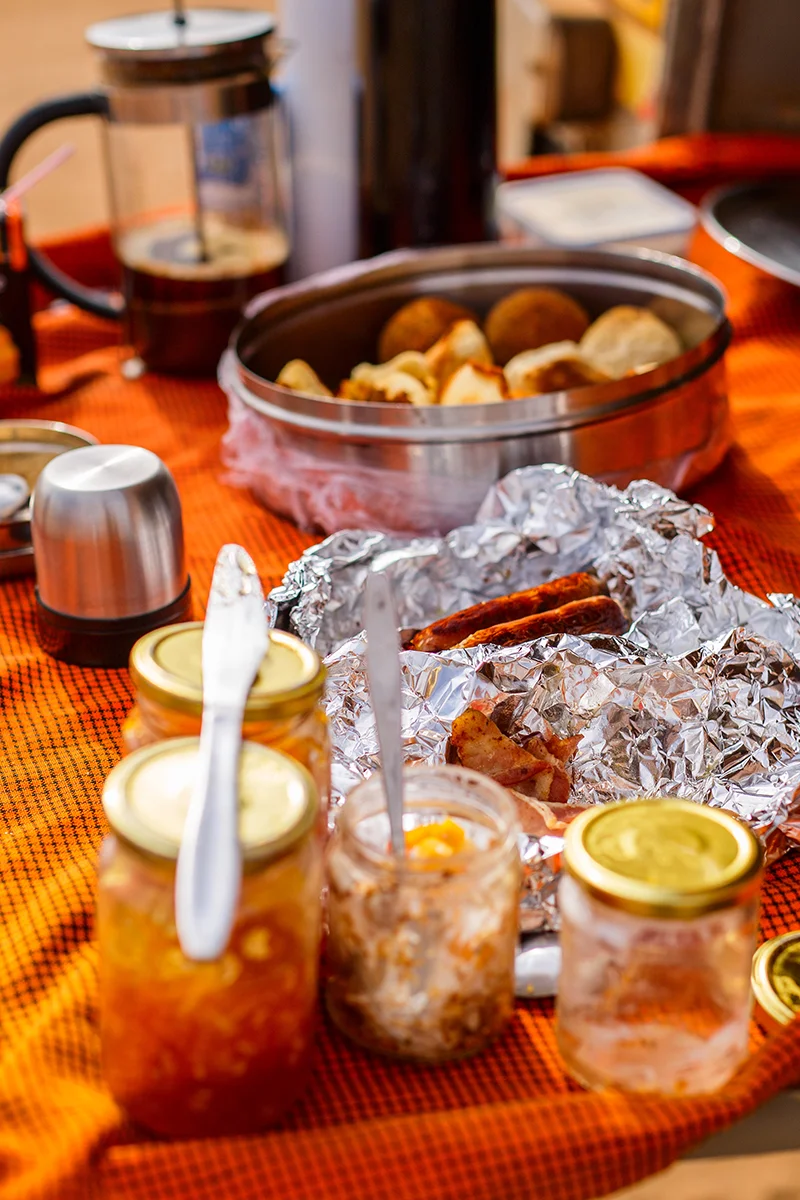 Safari bush breakfast