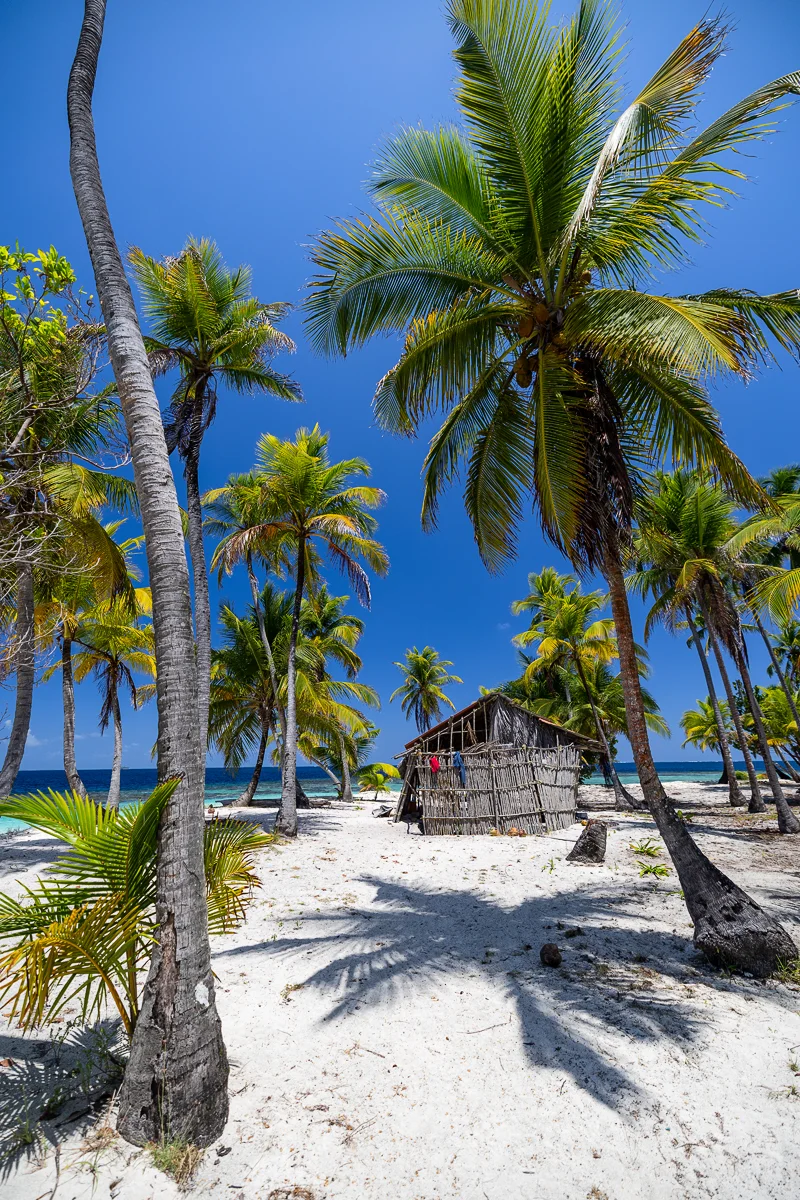 Coco Blanco Island in Guna Yala Panama