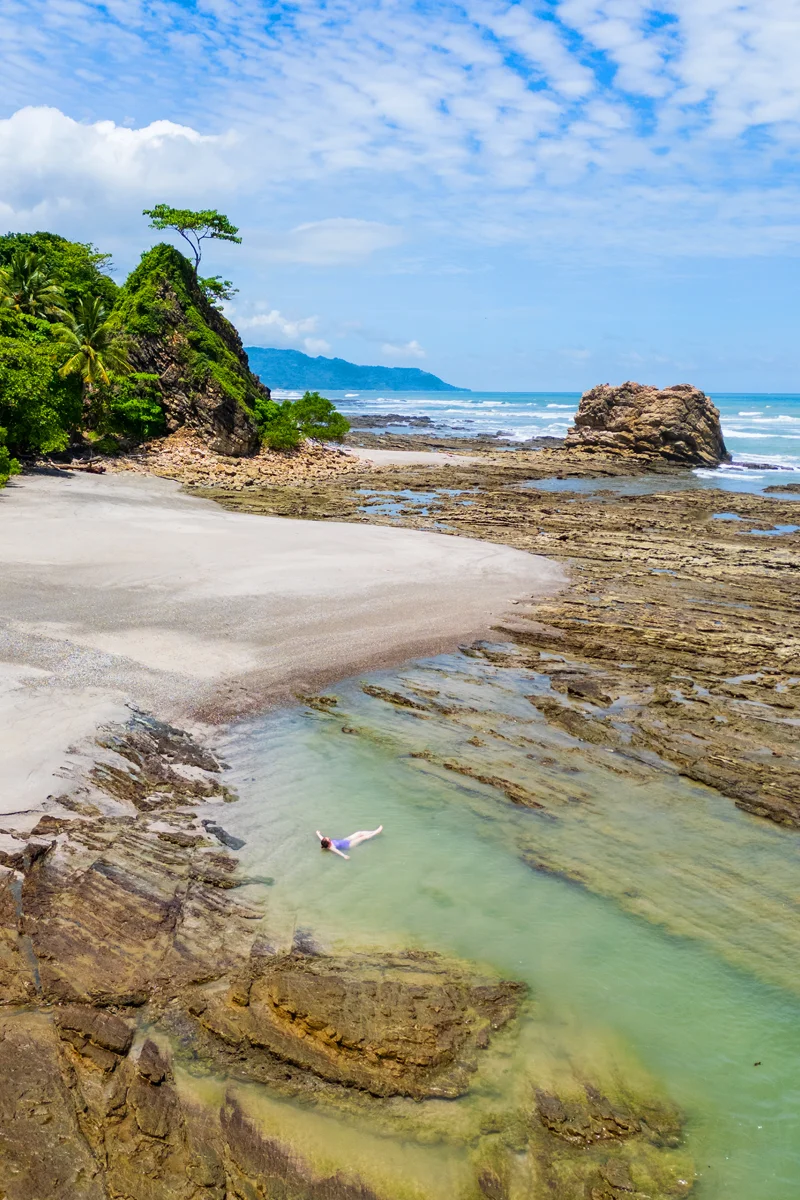 2-week Costa Rica itinerary - Santa Teresa tidal pool