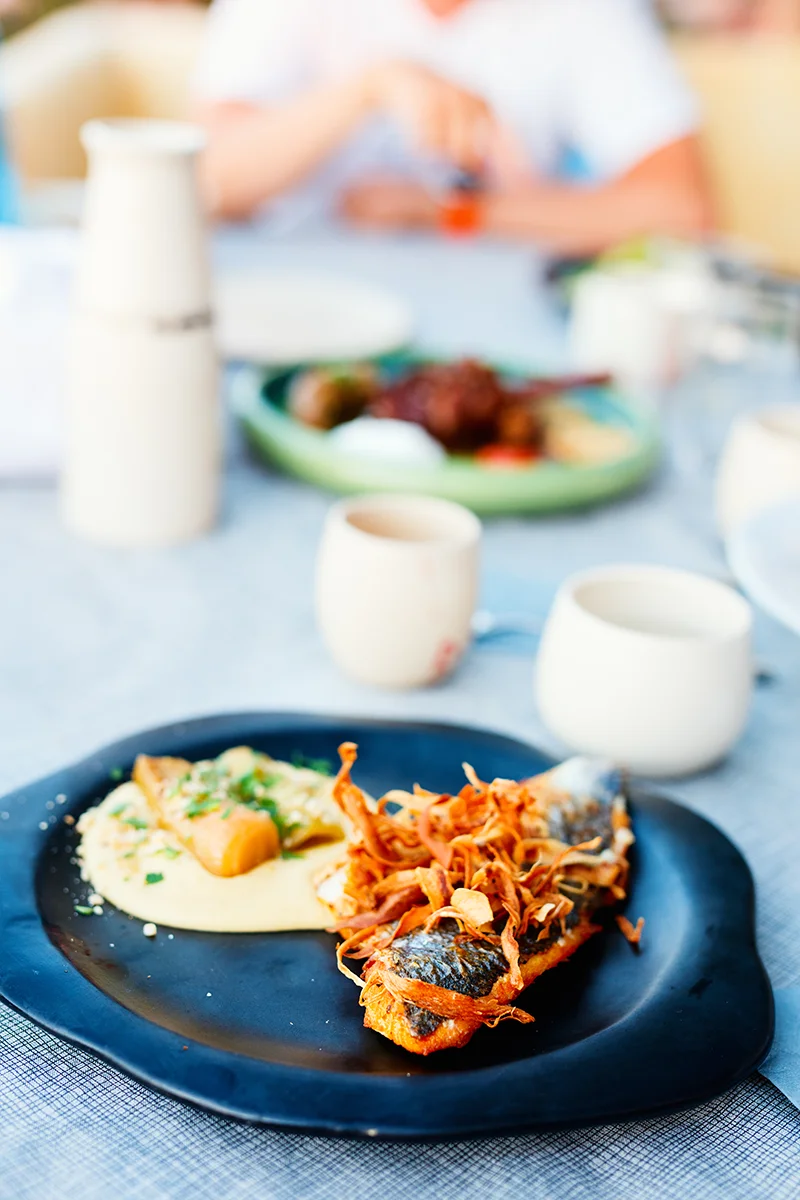Roka in Oia is one of the best Santorini restaurants