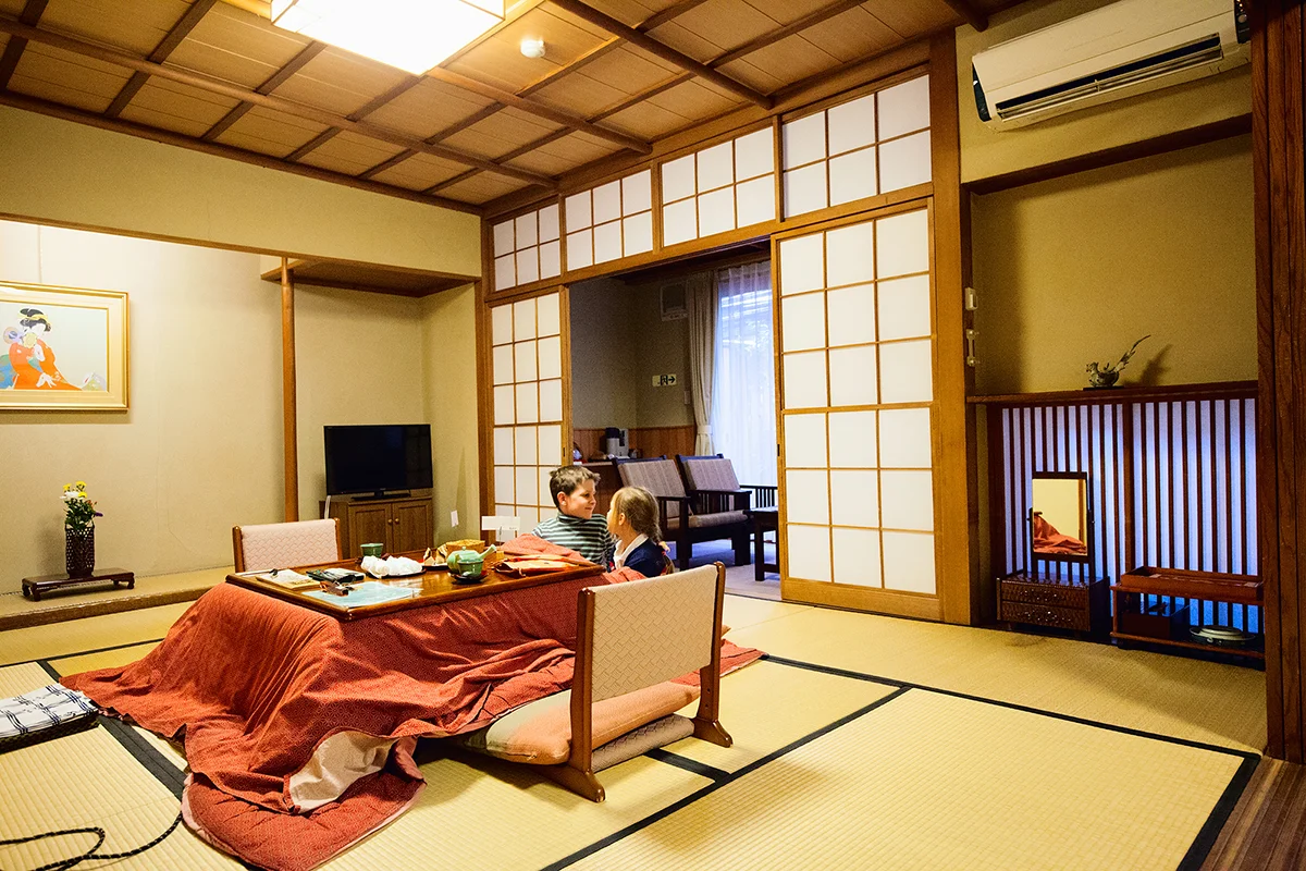 Traditional Japanese ryokan room