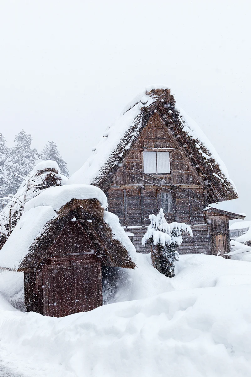 Shirakawa-go village is a UNESCO World Heritage Site