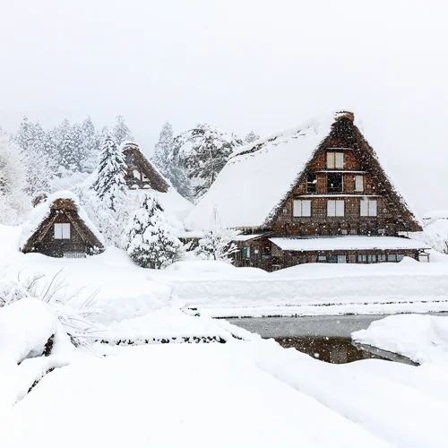 Shirakawa-go village in Japan
