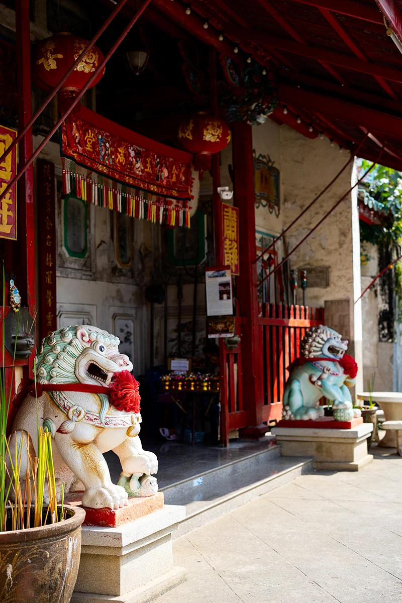 Rong Kuak Shrine in Talat Noi - one of temples visited in Bangkok itinerary