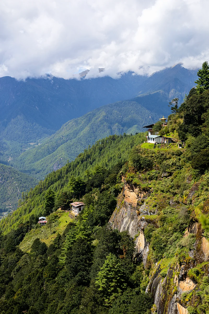 Mountainous landscape of Paro Valley